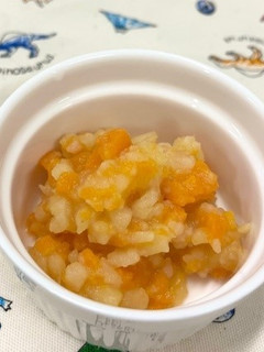 【離乳食】7か月から さつまいもきな粉煮-レシピのメイン写真