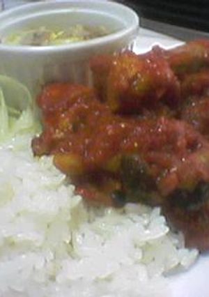 CAFE風ランチプレート☆赤いチキンカレー☆-レシピのメイン写真