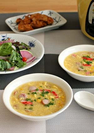 ＼大同電鍋レシピ／玉米湯（コーンスープ）-レシピのメイン写真