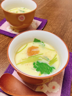 フライパンで!ぷるふわ塩麹茶碗蒸し-レシピのメイン写真
