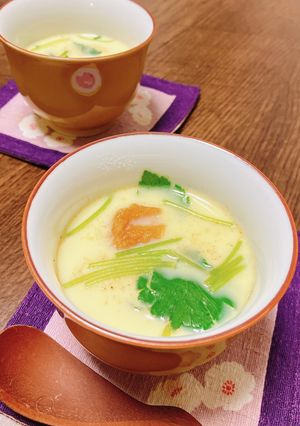 フライパンで！ぷるふわ塩麹茶碗蒸し-レシピのメイン写真