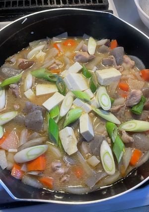 鶏もも煮『モツ煮風』-レシピのメイン写真