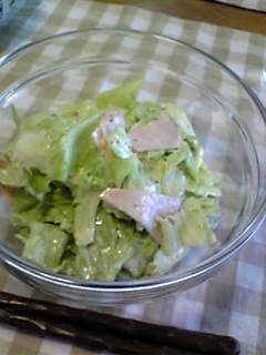 うちのレタスサラダ-レシピのメイン写真