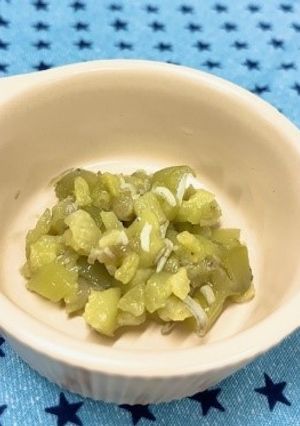 【離乳食】９か月から　なすのしらす煮-レシピのメイン写真