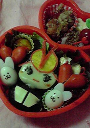 キャラ弁 ☆ キューピーコラボ -レシピのメイン写真
