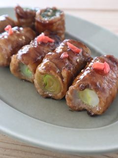 白ネギの豚巻き照り焼き-レシピのメイン写真