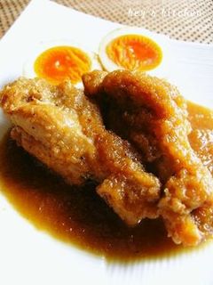 鶏手羽の玉ねぎ煮込み-レシピのメイン写真