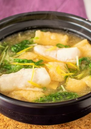 水菜とお餅の塩こうじみぞれ鍋-レシピのメイン写真