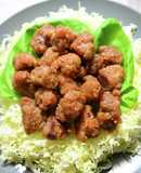 豚かしら肉の唐揚げ(たっぷりキャベツ)