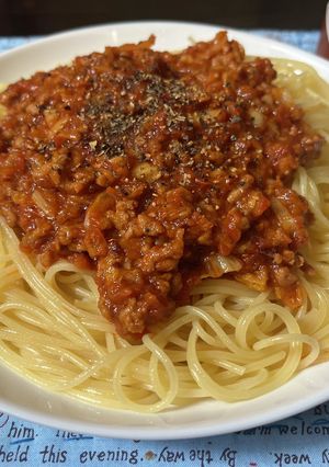 スパゲティ・白菜のボロネーゼ-レシピのメイン写真