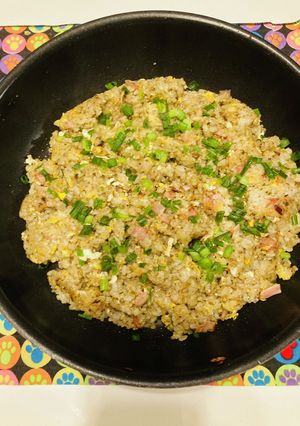 フライパンまるごと●海苔の佃煮チャーハン-レシピのメイン写真