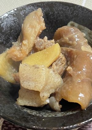 牛すじのしょうが煮-レシピのメイン写真