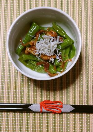 ヨウサマの減塩しし唐と小魚和え（京都風）-レシピのメイン写真