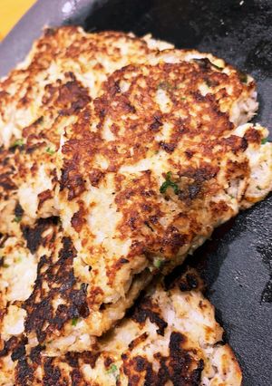 あみエビレンコンバーグ-レシピのメイン写真