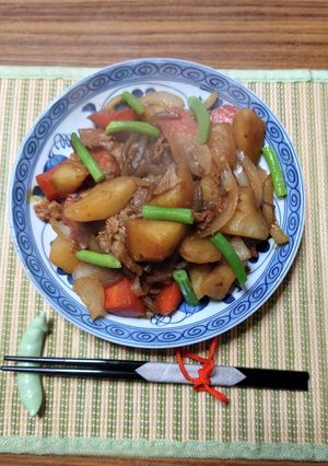 ヨウサマの減塩舞鶴風肉じゃが(京都風）-レシピのメイン写真