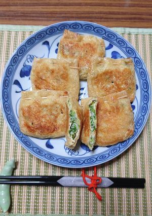 ヨウサマの減塩九条葱風チーズ稲荷京都風-レシピのメイン写真