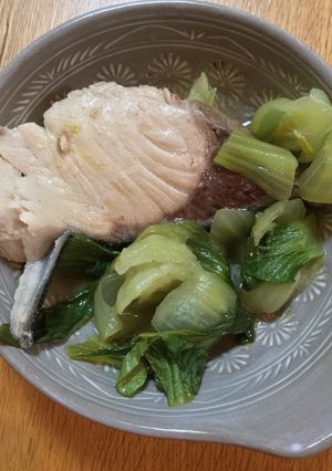 ぶりとチンゲンサイのだし煮-レシピのメイン写真
