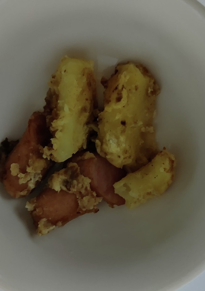 じゃがいもとソーセージのマヨネーズ炒め物-レシピのメイン写真