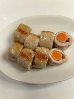 犬用ごちそう にんじんの豚肉巻き-レシピのメイン写真