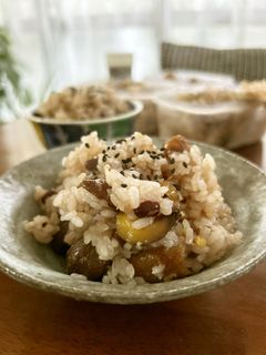 栗入り赤飯-レシピのメイン写真