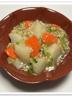 かぶと鶏ひき肉の生姜あん-レシピのメイン写真
