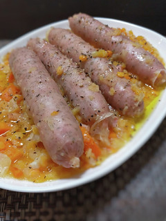 レンズ豆とソーセージの煮込み-レシピのメイン写真