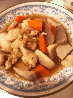 ホタテ入り里芋レンコン にんじんの煮込み-レシピのメイン写真