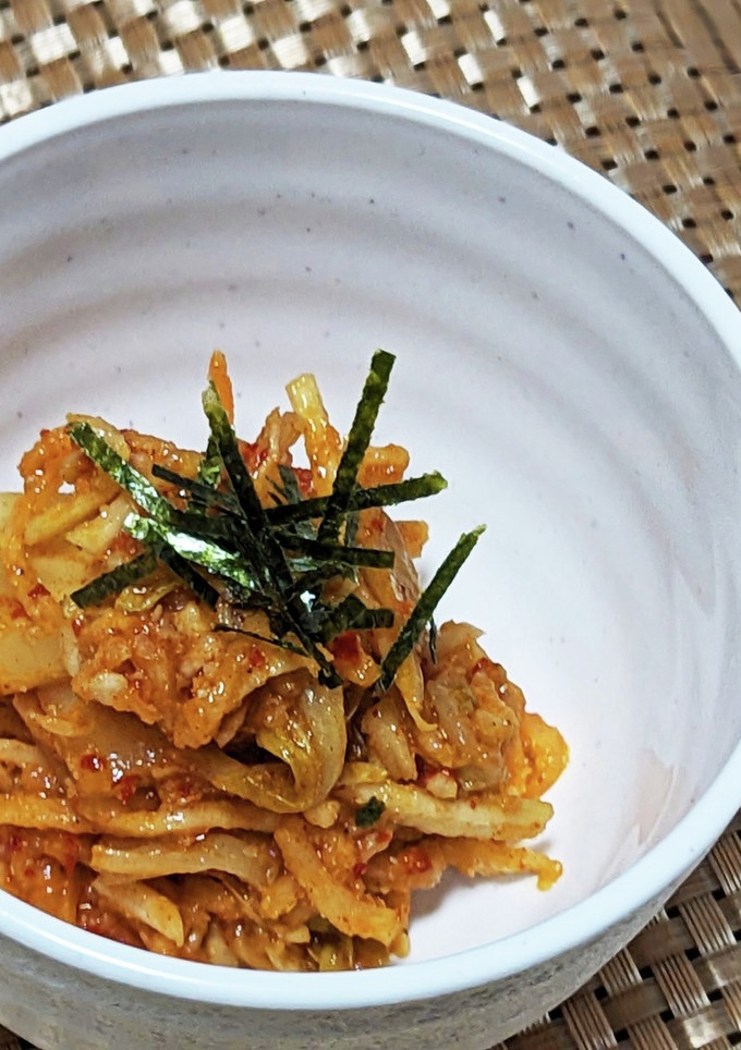 キムチと切り干し大根とＷ胡麻和え-レシピのメイン写真