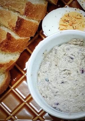 鯖缶と水切りヨーグルトのリエット(パテ)-レシピのメイン写真