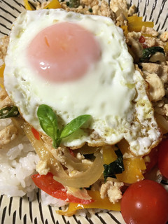 豆腐も入ったヘルシーガパオライス-レシピのメイン写真