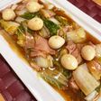 白菜と鶉卵、ハムのオイスター旨煮