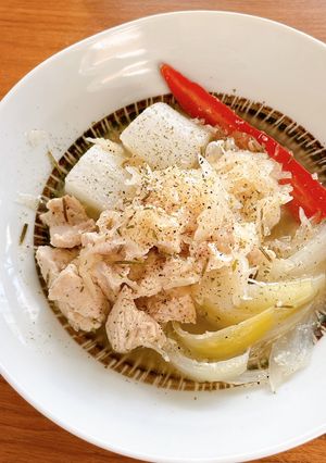 ザワークラウトの出汁で食べるうまポトフ-レシピのメイン写真