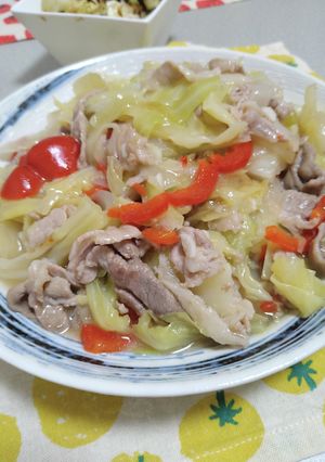 キャベツ消費!豚キャベツあんかけ-レシピのメイン写真