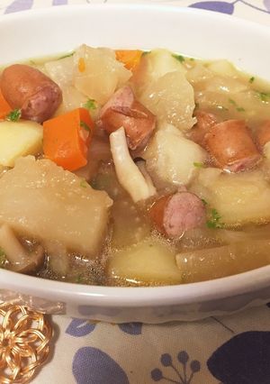 給食の「ポトフ」♡コトコト煮込むだけ温か-レシピのメイン写真