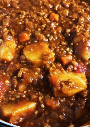 里芋のキーマカレー(無水)-レシピのメイン写真