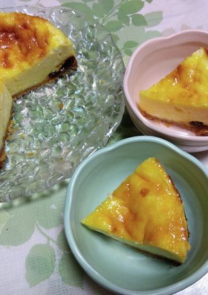うっかり粉入れ忘れベイクドチーズ＊プリン-レシピのメイン写真