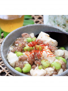 枝豆とお豆腐のそぼろあん☆-レシピのメイン写真
