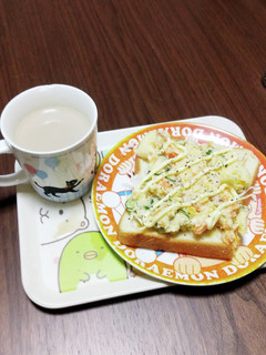 ◇ポテサラトースト◇ポテサラが余ったら♪-レシピのメイン写真