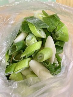 カット野菜冷凍保存 白葱-レシピのメイン写真