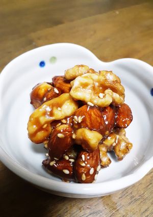 味噌ピーじゃなくて、味噌ミックスナッツ♪-レシピのメイン写真