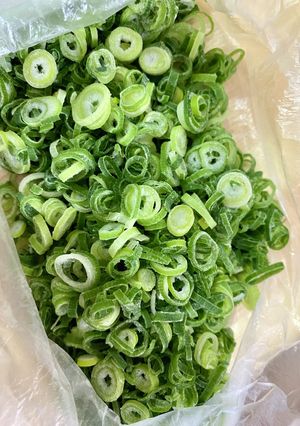 カット野菜冷凍保存　ネギバック-レシピのメイン写真