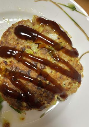 お好み焼き風豚肉ハンバーグ-レシピのメイン写真