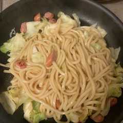 焼きうどんの素がなくても簡単焼きうどん-レシピのメイン写真