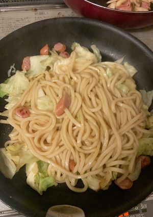 焼きうどんの素がなくても簡単焼きうどん-レシピのメイン写真