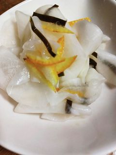 おばあちゃん家の大根の甘酢漬け☆-レシピのメイン写真