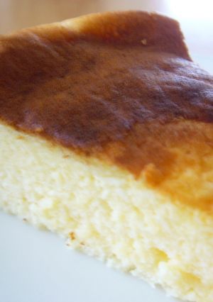 スライスチーズでスフレチーズケーキ-レシピのメイン写真