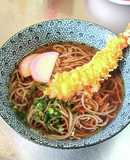 大海老天ぷらそば 大海老天ぷら作り