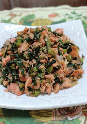 鮭と大根葉の佃煮-レシピのメイン写真