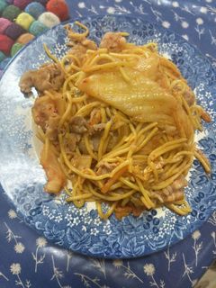 豚キムチ辛焼きそば-レシピのメイン写真