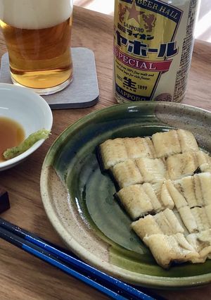 ビールのつまみ/鰻の白焼き/酒のあて-レシピのメイン写真